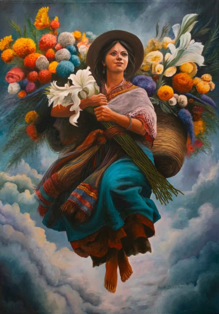 desde mi paraíso vendedora de flores 1